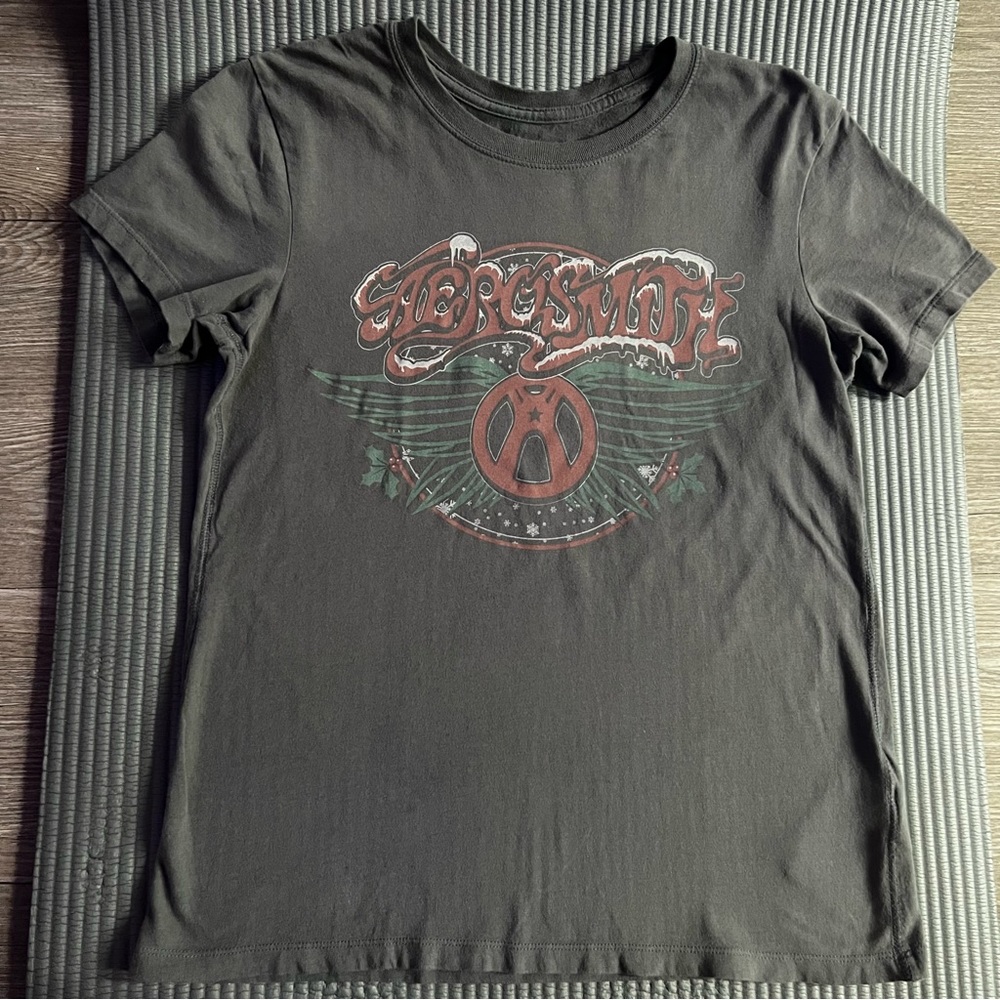 A&F Aerosmith Band Tee Sz XS
